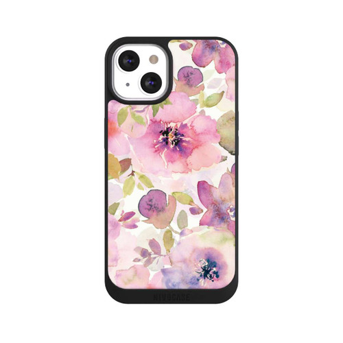 Apple iPhone 13 NIVOpure Pink Flowers Wallpaper