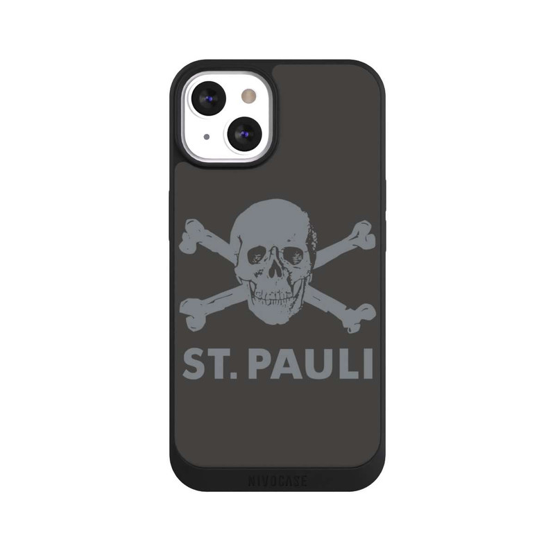 iPhone 13 NIVOpure FC St. Pauli Logo Grau