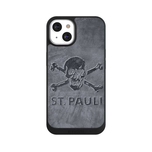 Apple iPhone 13 NIVOpure FC St. Pauli Grau Beton