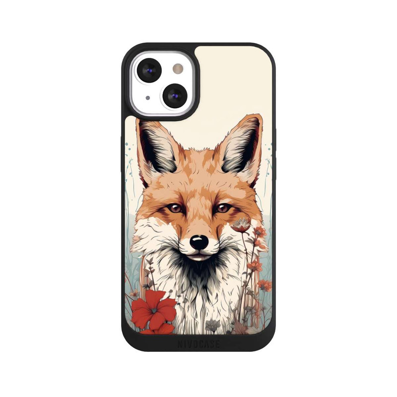 iPhone 13 NIVOpure Renard avec des fleurs