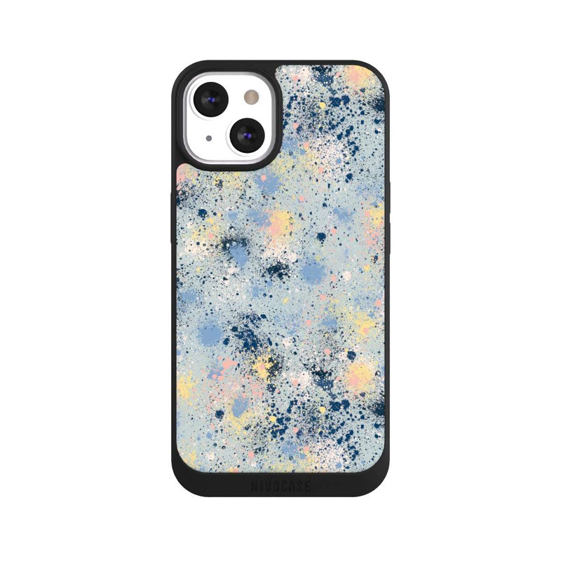iPhone 13 NIVOpure Ink Dripping Dust Texture Blue