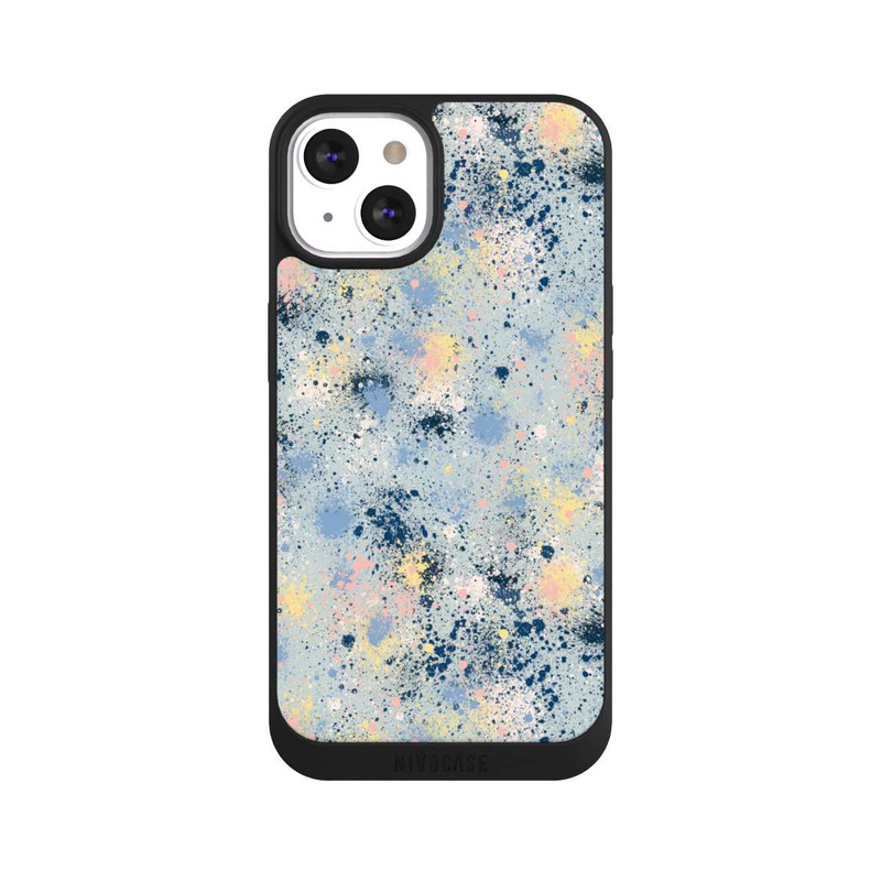 iPhone 13 NIVOpure Ink Dripping Dust Texture Blue