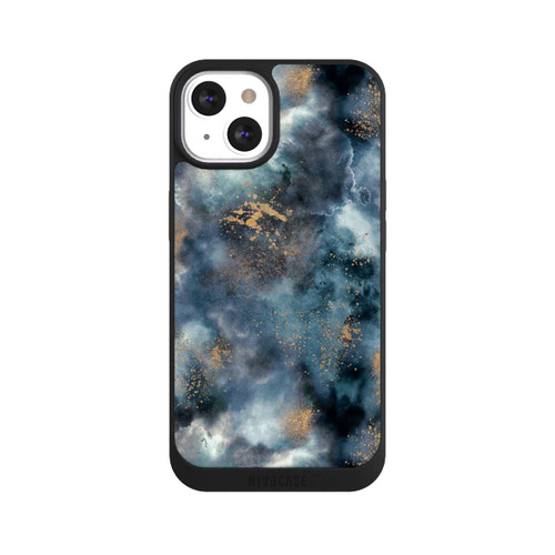 Apple iPhone 13 NIVOpure Smoky Marble Watercolor Navy