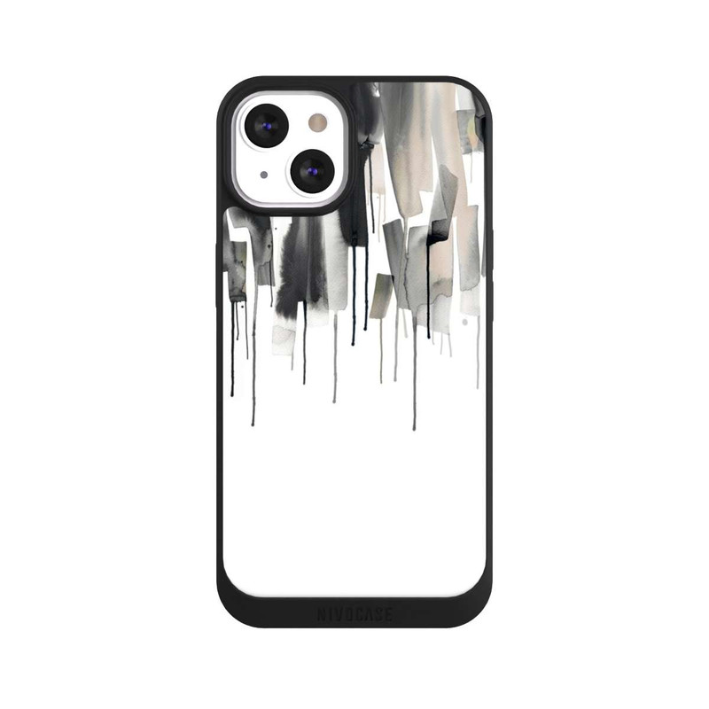 iPhone 13 NIVOpure Watery Stripes Japandi Black
