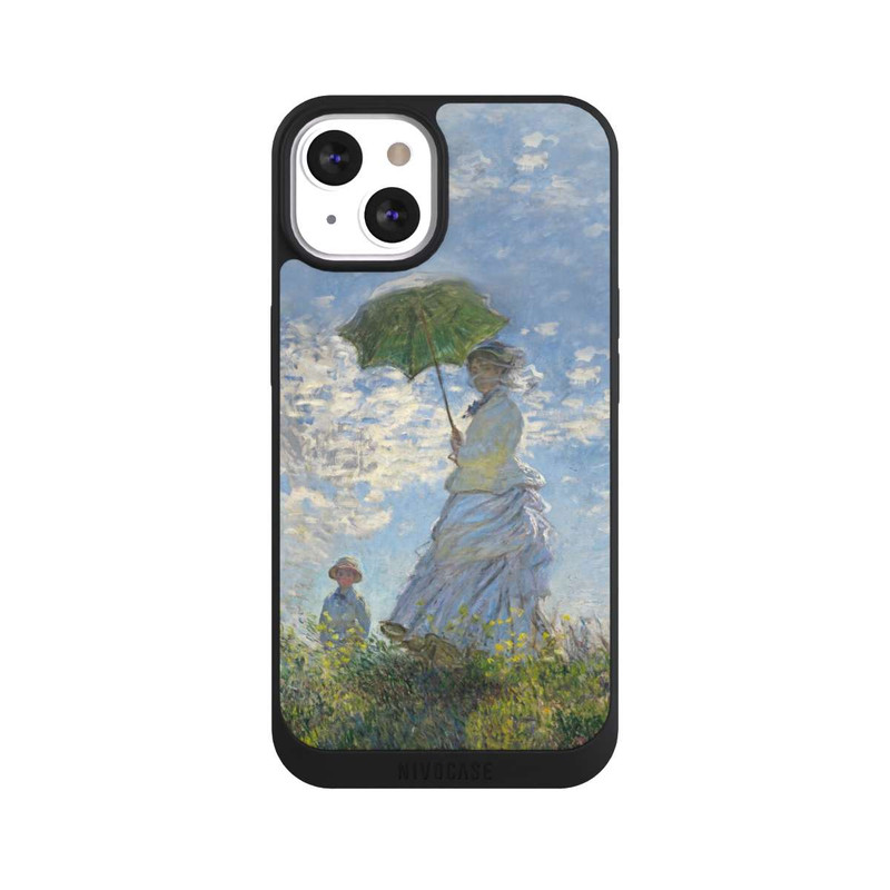 iPhone 13 NIVOpure Frau mit Sonnenschirm - Monet