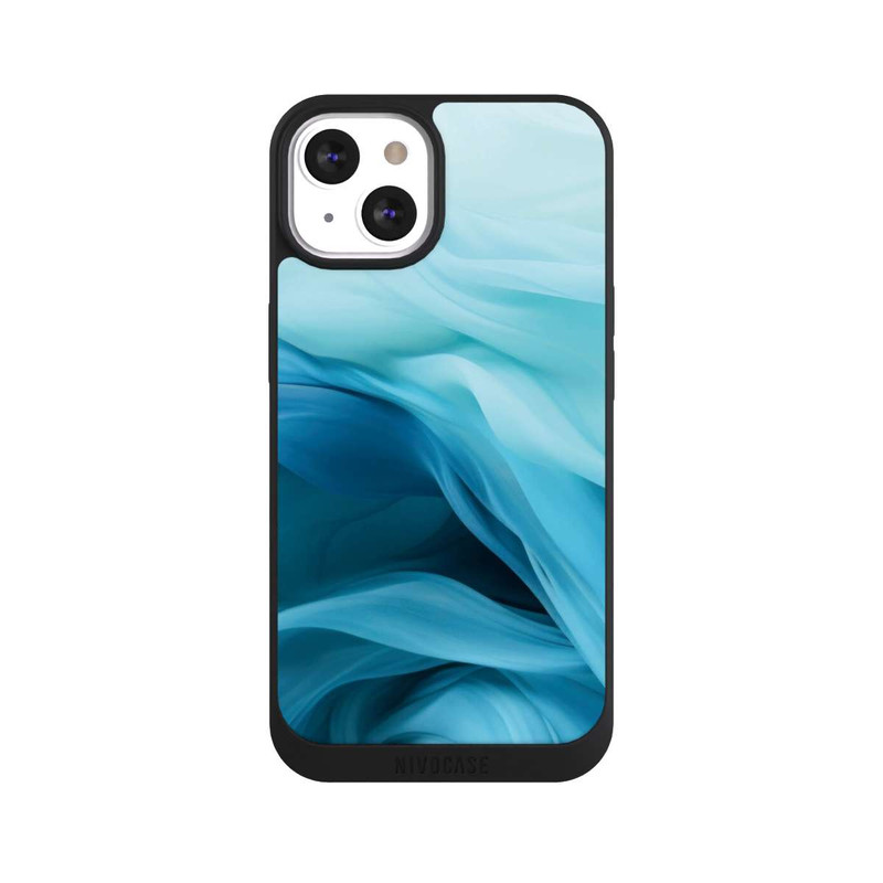 iPhone 13 NIVOpure Smooth Blue Texture