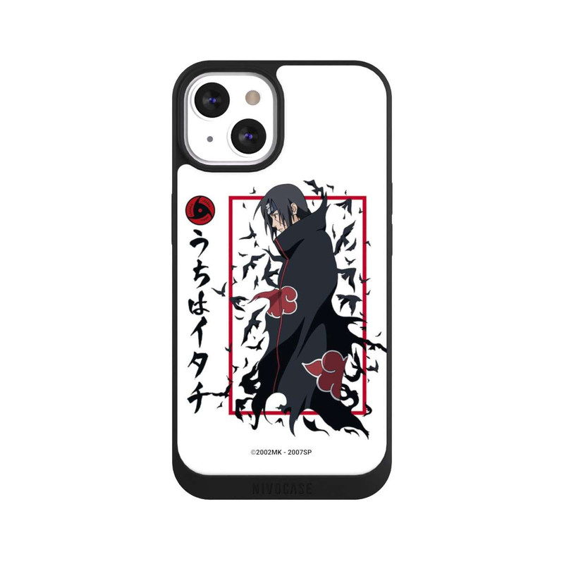 iPhone 13 NIVOpure Itachi Krähen Weiß