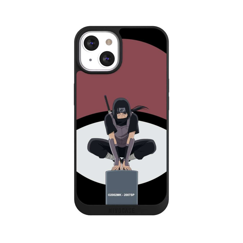 iPhone 13 NIVOpure Symbole Itachi Uchiha noir