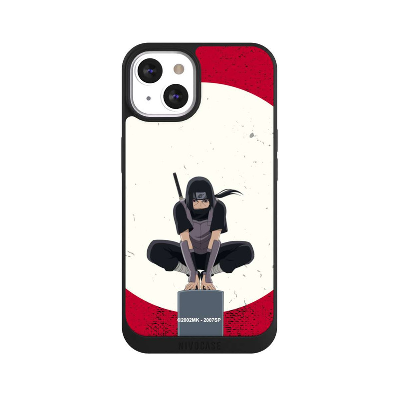 iPhone 13 NIVOpure Itachi Uchiha Symbol Roter Hintergrund