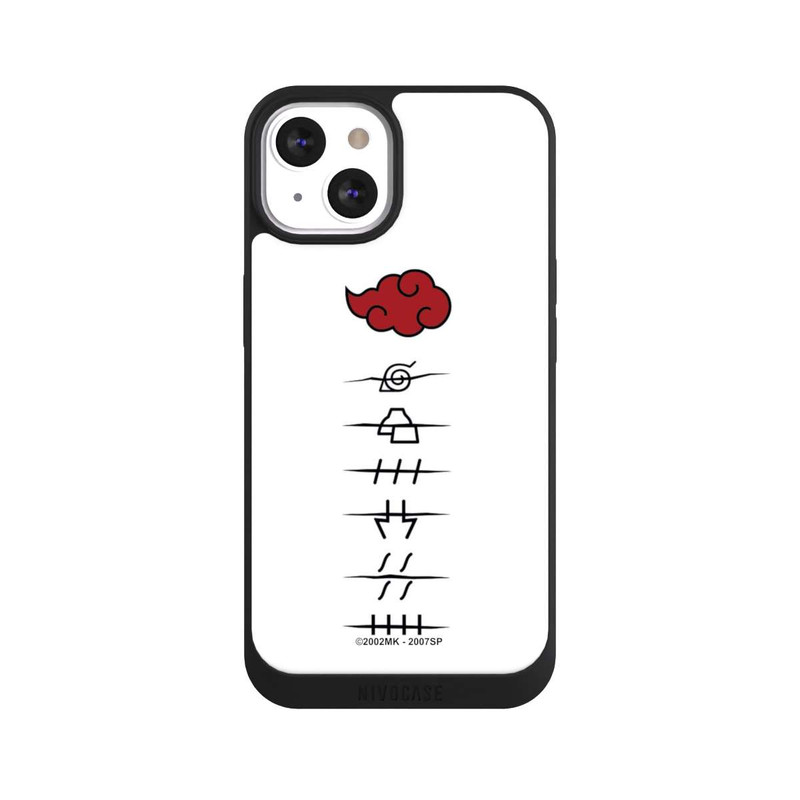 iPhone 13 NIVOpure Symboles blancs des membres d'Akatsuki