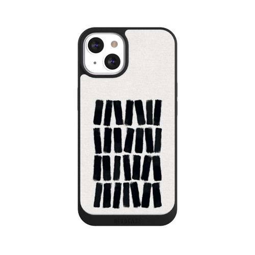 Apple iPhone 13 NIVOpure Black Brush Strokes