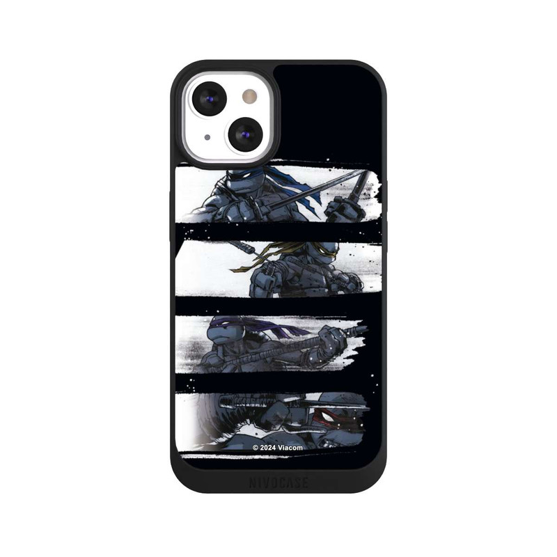 iPhone 13 NIVOpure Scratch TMNT noir et blanc