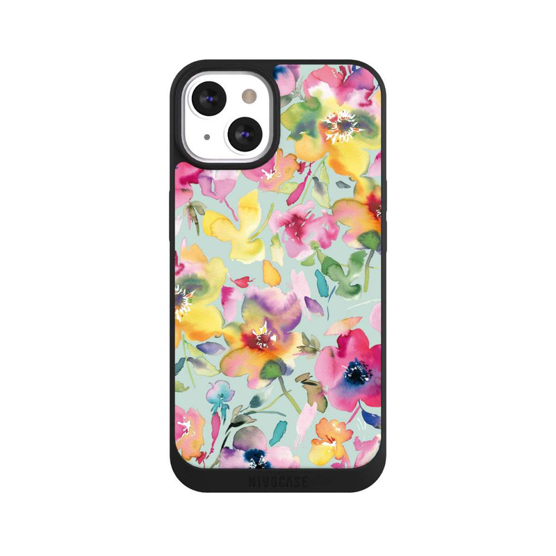iPhone 13 NIVOpure Artistique été floral psychédélique