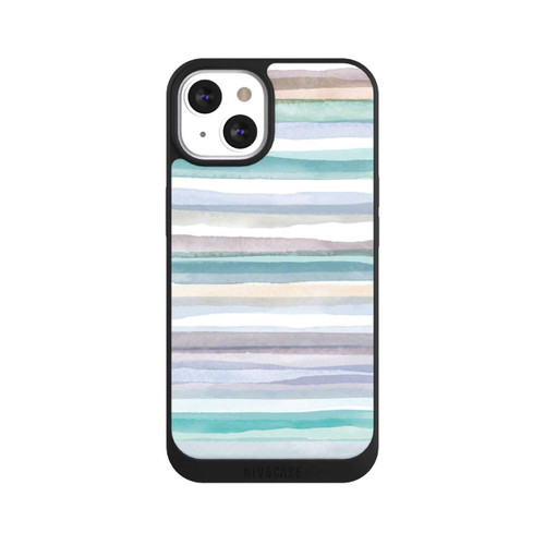 Apple iPhone 13 NIVOpure Pastellfarbene Streifen Blau