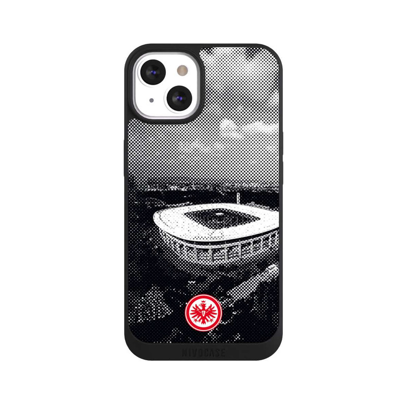 iPhone 13 NIVOpure SGE Stadion Schwarz Weiß