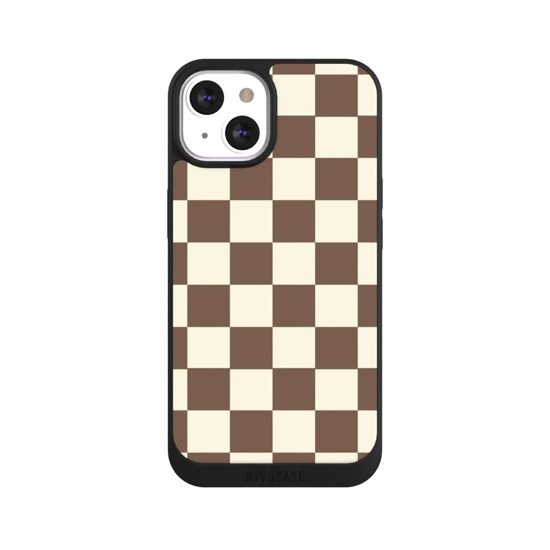 iPhone 13 NIVOpure Damier brun