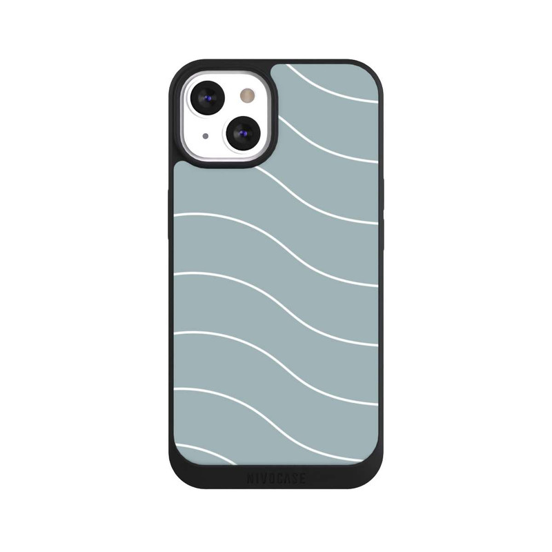 iPhone 13 NIVOpure Trendy Lines White Green