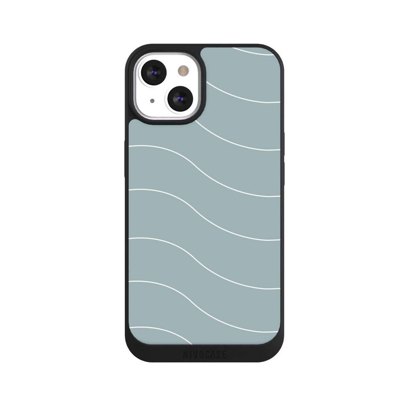 iPhone 13 NIVOpure Trendy Lines White Green