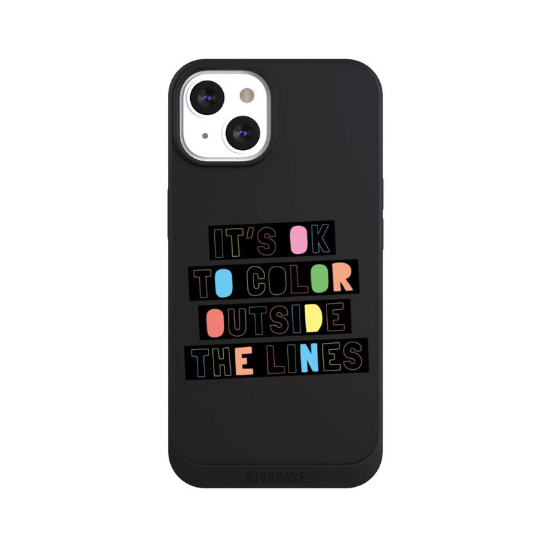 iPhone 13 NIVOpure Color Outside The Line Transparent