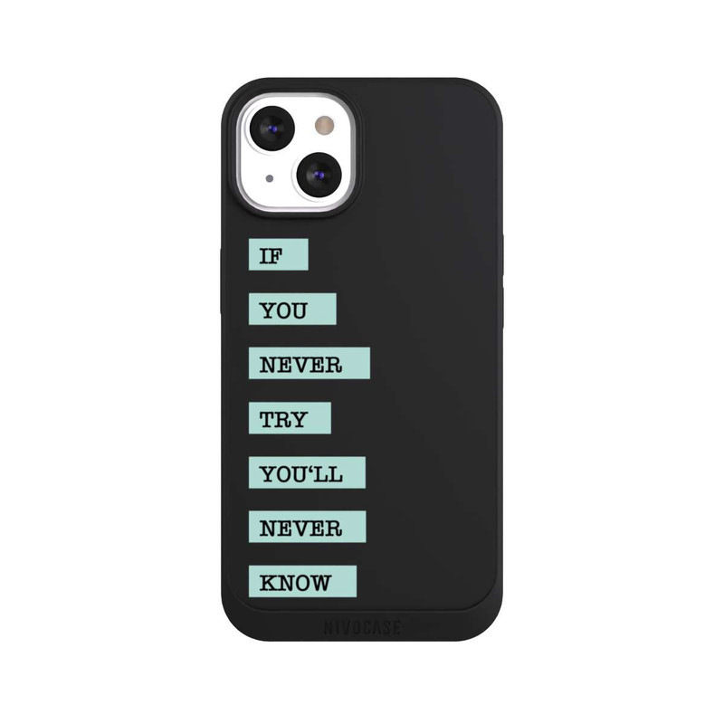 iPhone 13 NIVOpure If You Try Green Transparent