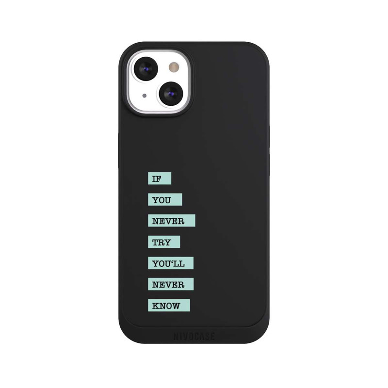iPhone 13 NIVOpure If You Try Green Transparent