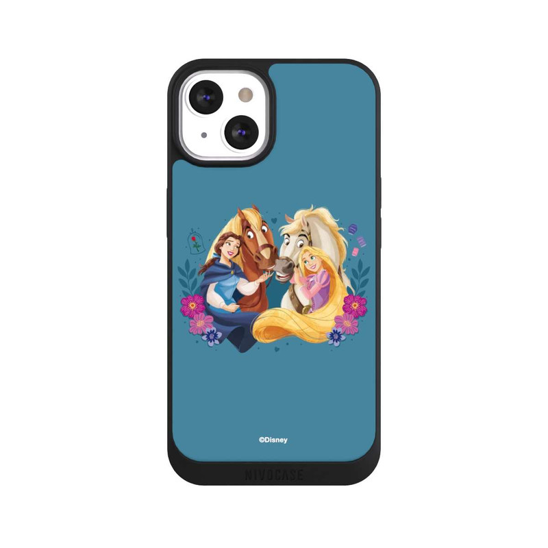 iPhone 13 NIVOpure Disney Prinzessinnen Belle and Rapunzel mit Pferden