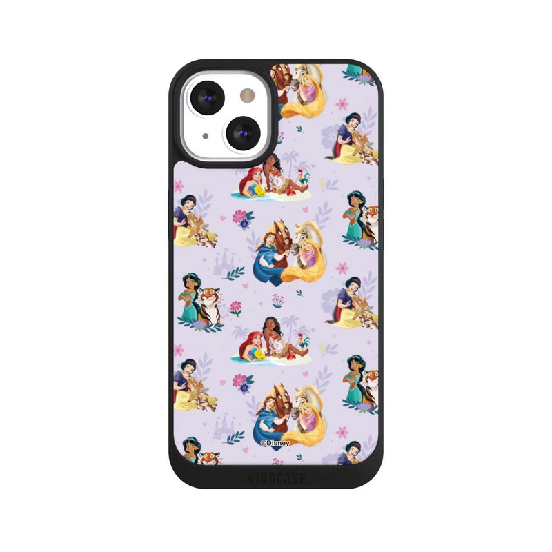iPhone 13 NIVOpure Princess Floral Pattern Purple
