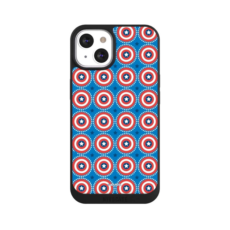 iPhone 13 NIVOpure Captain American Shield Pattern