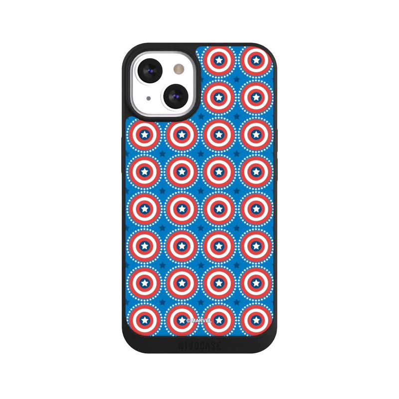 iPhone 13 NIVOpure Captain American Shield Pattern
