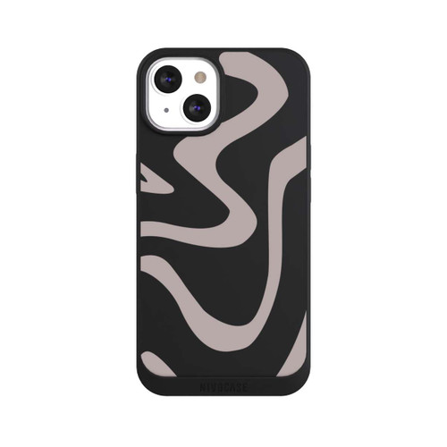 Apple iPhone 13 NIVOpure Trendy Lines Brown Transparent
