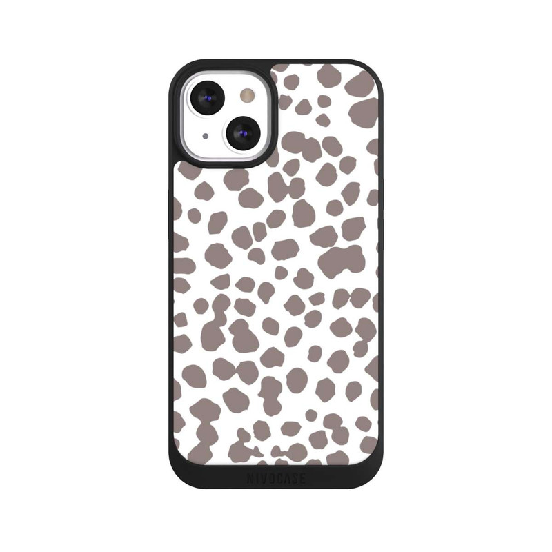 iPhone 13 NIVOpure Cheetah Pattern Brown White