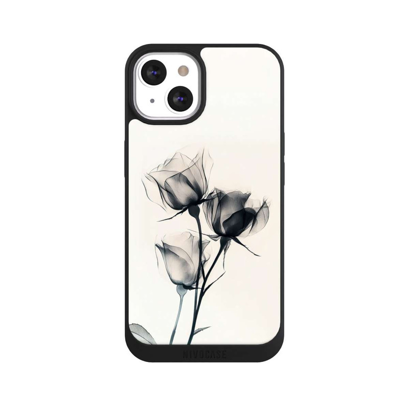 iPhone 13 NIVOpure Schwarze Blume