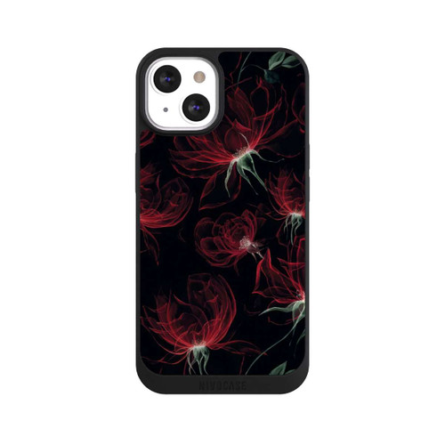Apple iPhone 13 NIVOpure Red Flowers Wallpaper