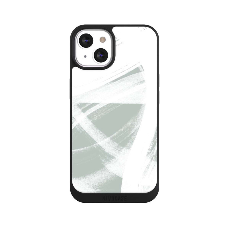 iPhone 13 NIVOpure Abstract Brush Strokes Blush