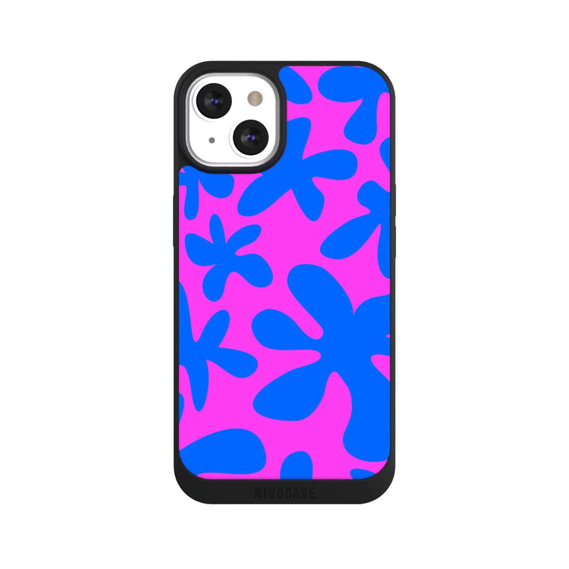 iPhone 13 NIVOpure Dopamin Flowers Blue