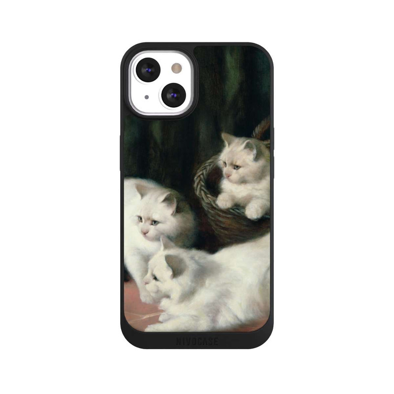 iPhone 13 NIVOpure Three White Angora Kittens
