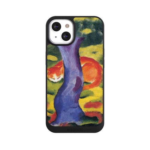 Apple iPhone 13 NIVOpure Cat Behind Tree by Franz Marc