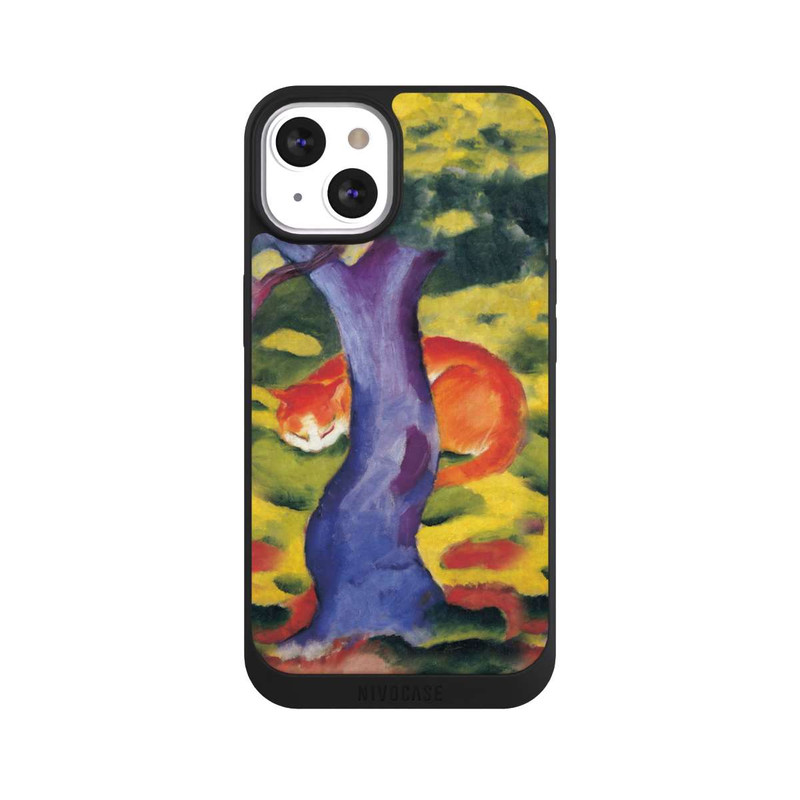 iPhone 13 NIVOpure Cat Behind Tree by Franz Marc