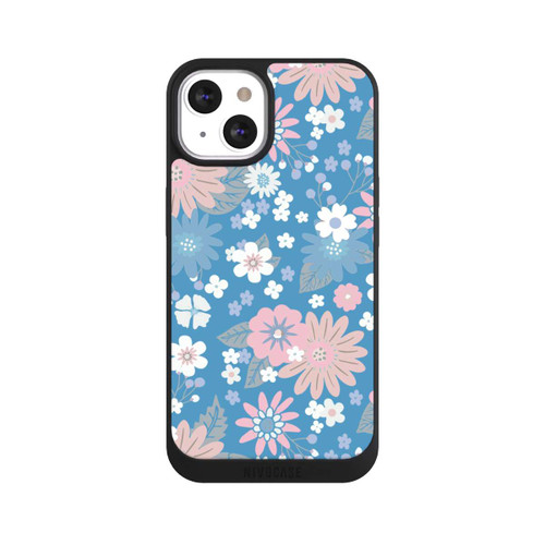 Apple iPhone 13 NIVOpure Wildblumen Muster Blau