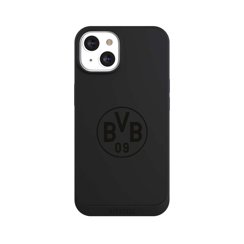 iPhone 13 NIVOpure BVB Logo Schwarz Transparent