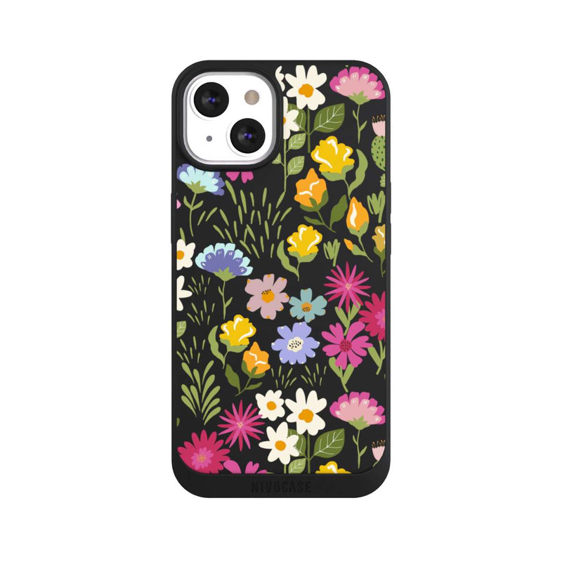 iPhone 13 NIVOpure Bunte Sommerblumen Transparent