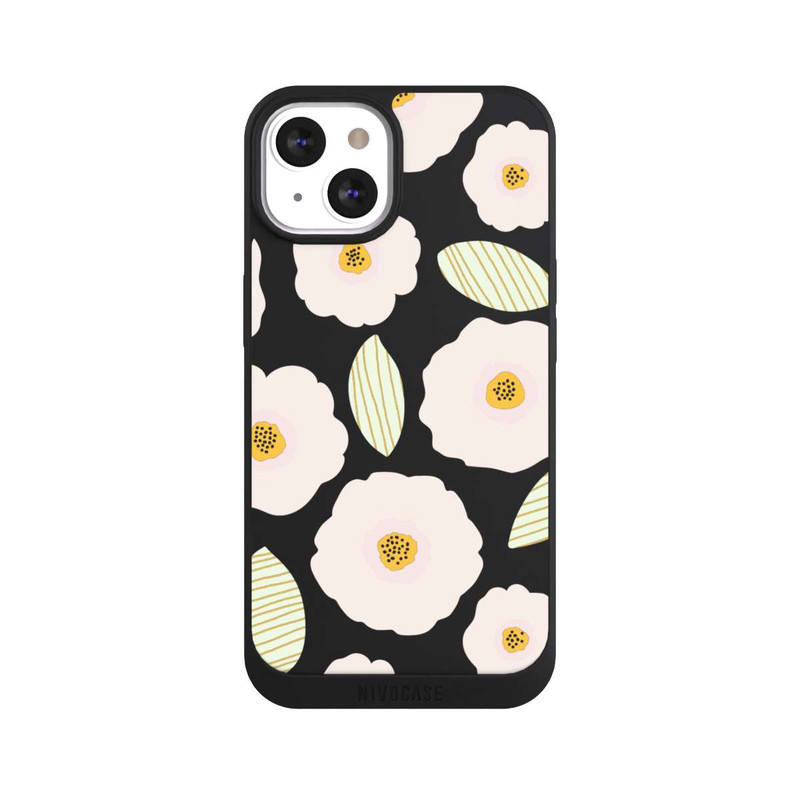 iPhone 13 NIVOpure Simple Pastell Flowers Light Transparent