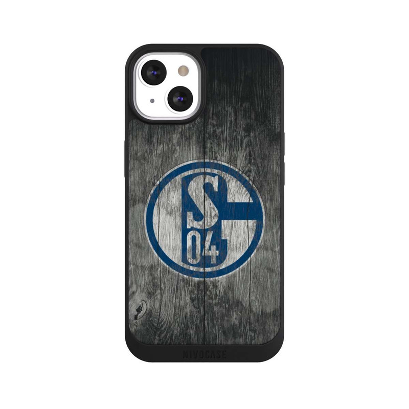iPhone 13 NIVOpure Schalke 04 Holz Look