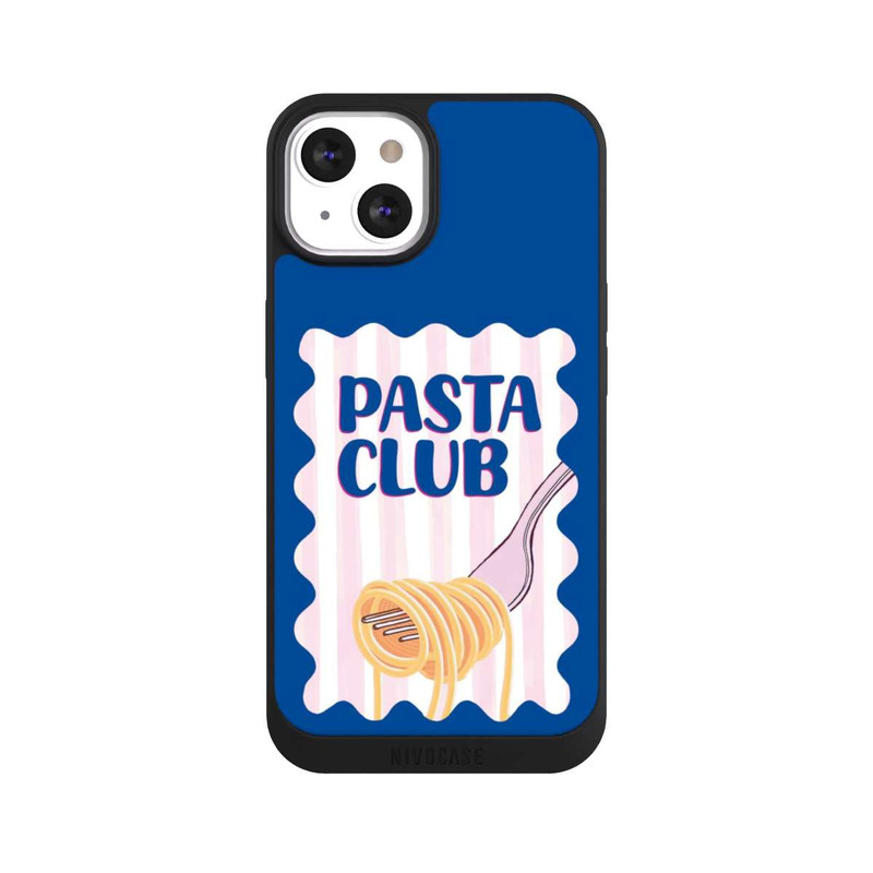 iPhone 13 NIVOpure Pasta Club in Blue and Pink