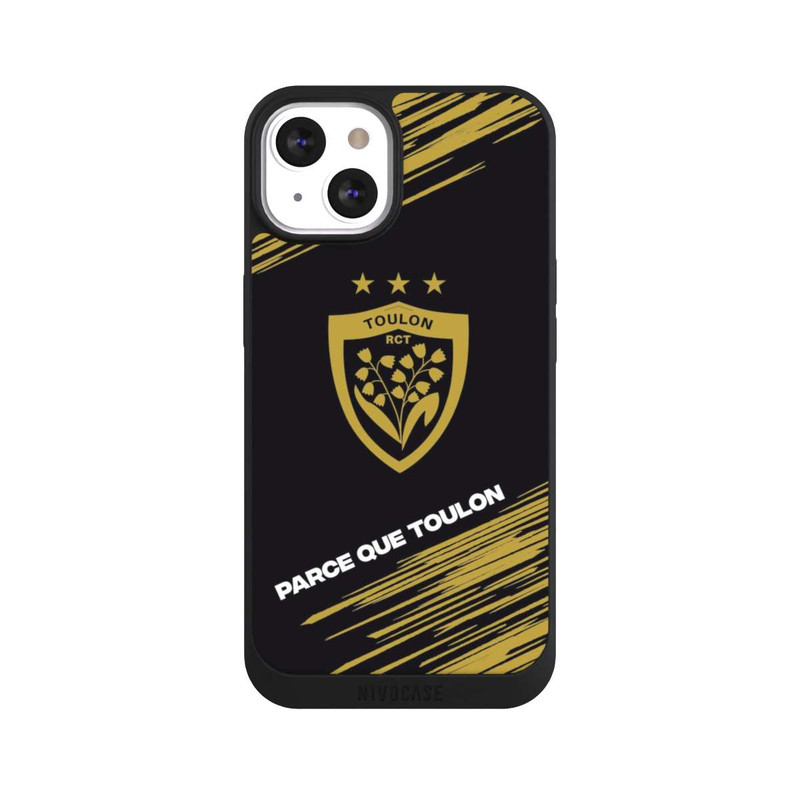 iPhone 13 NIVOpure RCT Logo Gold Monochrom