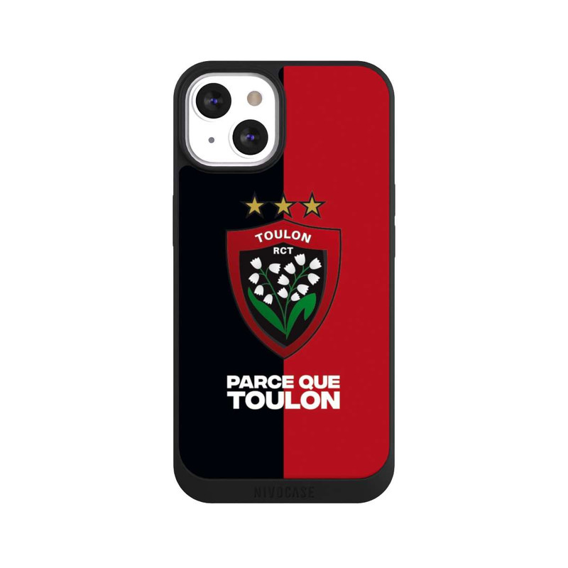 iPhone 13 NIVOpure Logo Rot Schwarz RCT