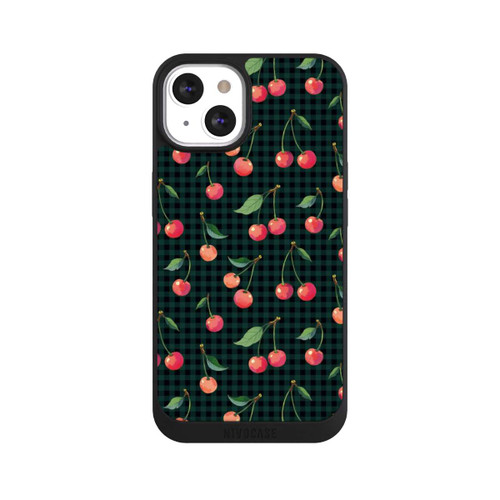 Apple iPhone 13 NIVOpure Cherries and Green Gingham