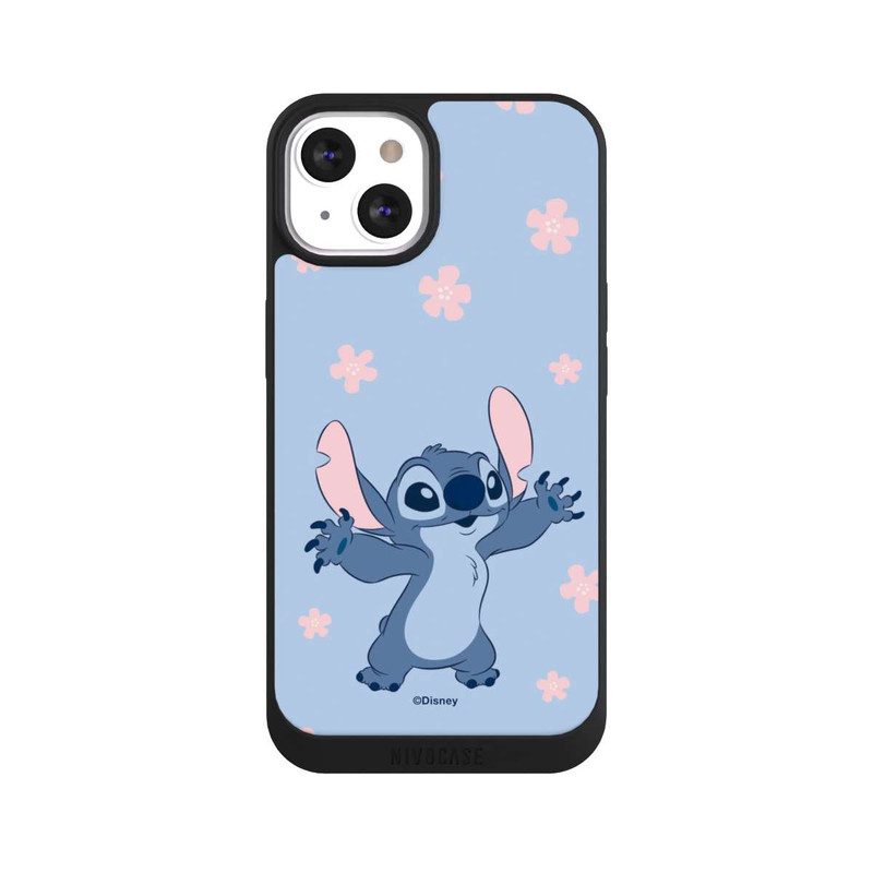 iPhone 13 NIVOpure Stitch Pastel Flowers Blue