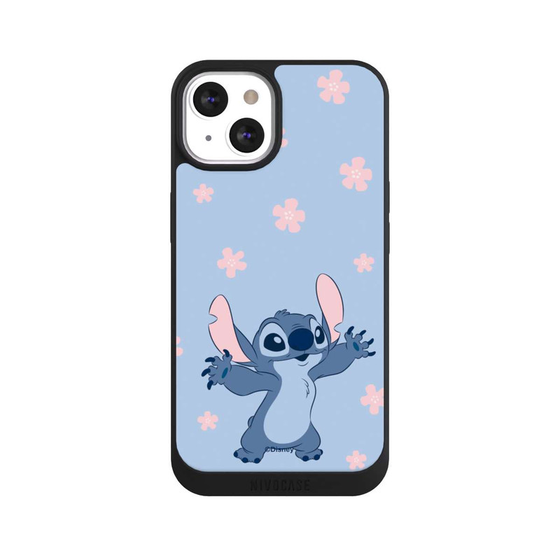 iPhone 13 NIVOpure Stitch Pastel Flowers Blue