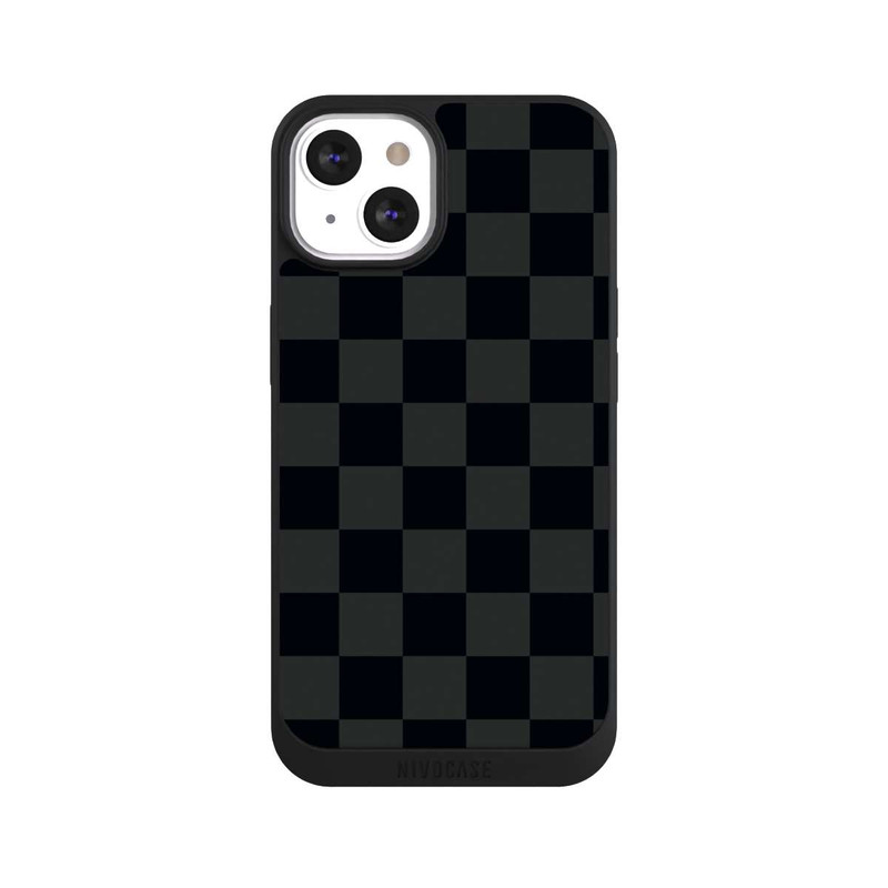 iPhone 13 NIVOpure Schachbrett Schwarz
